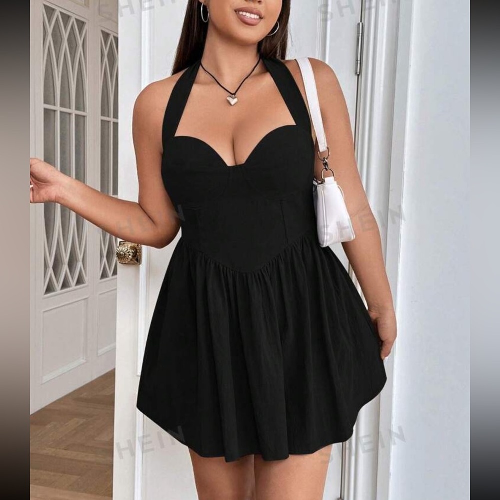 Halter Black Dress
